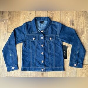 NEW Picapino Girls Dark Wash Jean Jacket size 12